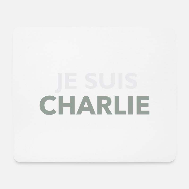 Je Suis Charlie - Mouse Pad (horizontal) - white
