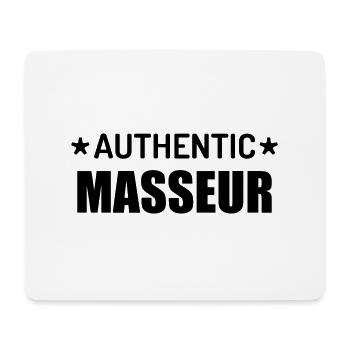 Massage / Masseur / Masseuse / Job - Mousepad (Querformat) - Weiß - Vorne