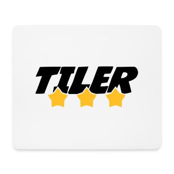 Fliesenleger / Bau / Fliesen / Maurer - Mousepad (Querformat) - Weiß - Vorne