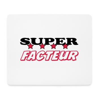 Facteur / Factrice / Poste / Papa / Maman - Tapis de souris (format paysage) - blanc - Devant