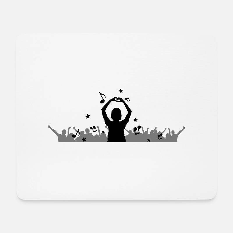 Menschen - Konzert Festival - Mousepad (Querformat) - Weiß