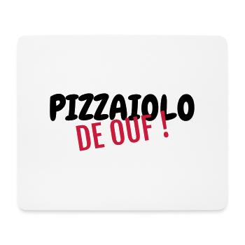 pizza / pizzaiolo / chef / italie / pizzaiola - Tapis de souris (format paysage) - blanc - Devant