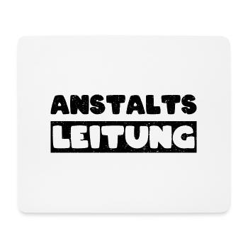 Anstaltsleitung - Mousepad (Querformat) - Weiß - Vorne