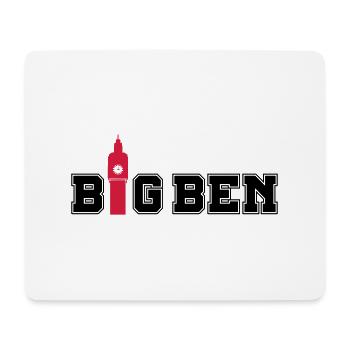 big_ben_02 - Mousepad (Querformat) - Weiß - Vorne
