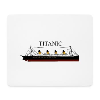 Titanic in Farbe - Mousepad (Querformat) - Weiß - Vorne