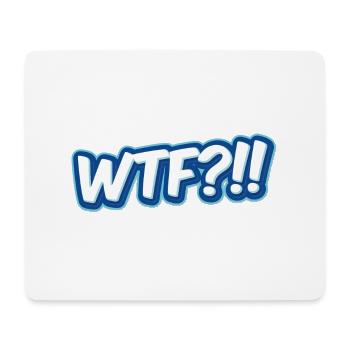 WTF?!! - Mouse Pad (horizontal) - white - Front