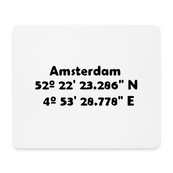 Amsterdam - Mouse Pad (horizontal) - white - Front