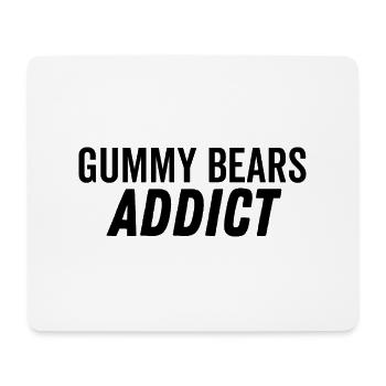 Gummy Bears Addict - Mouse Pad (horizontal) - white - Front
