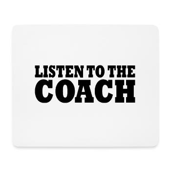 Coach - Mouse Pad (horizontal) - white - Front