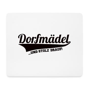 Dorfkind - Dorfmädel - Mousepad (Querformat) - Weiß - Vorne