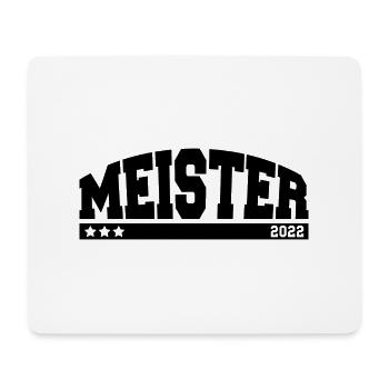 Meister 2022 - Mousepad (Querformat) - Weiß - Vorne