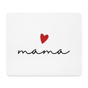 mama T-shirt, ein Geschenk für Frauen und Männer - Mousepad (Querformat) - Weiß - Vorne