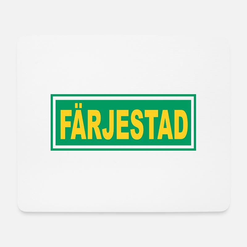 Färjestad Grün - Mousepad (Querformat) - Weiß