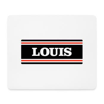 LOUIS - Tapis de souris (format paysage) - blanc - Devant