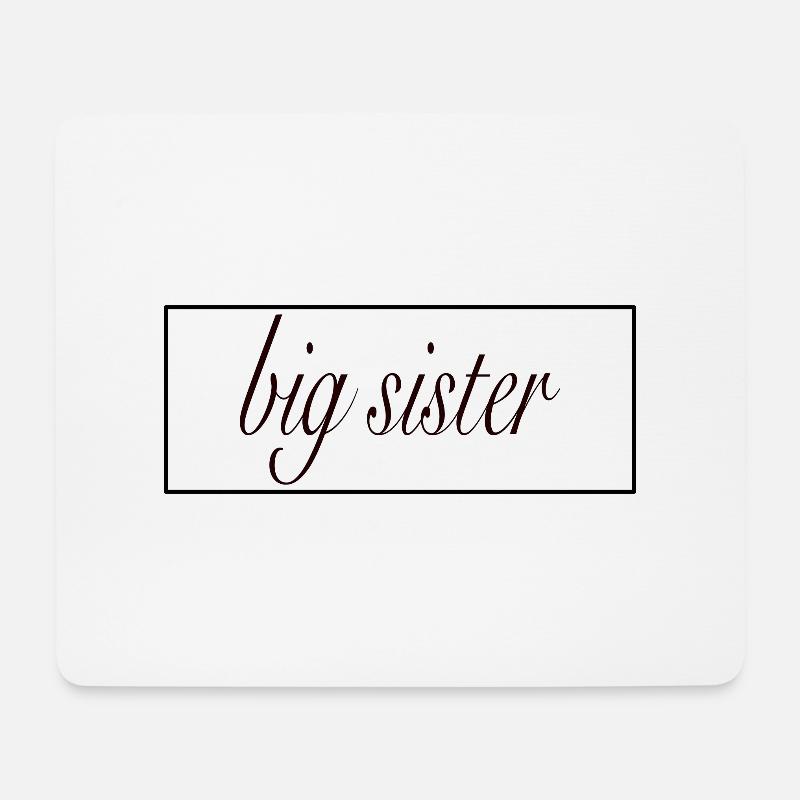 Big Sister - Mousepad (Querformat) - Weiß