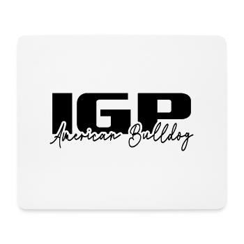 IGP AMERICAN BULLDOG Chien de sport Wilsigns Chiens - Tapis de souris (format paysage) - blanc - Devant