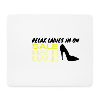 im on sale - Mousepad (Querformat) - Weiß - Vorne