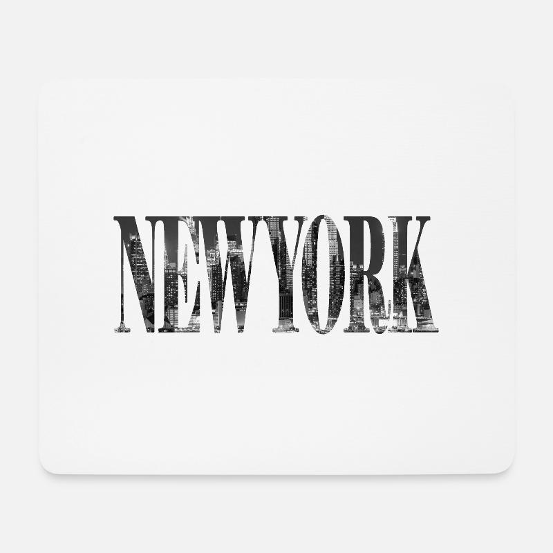 New York - Mousepad (Querformat) - Weiß