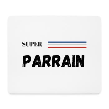 super parrain - t-shirt assorti - Tapis de souris (format paysage) - blanc - Devant