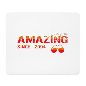 Amazing since 2004 - Mouse Pad (horizontal) - white - Front