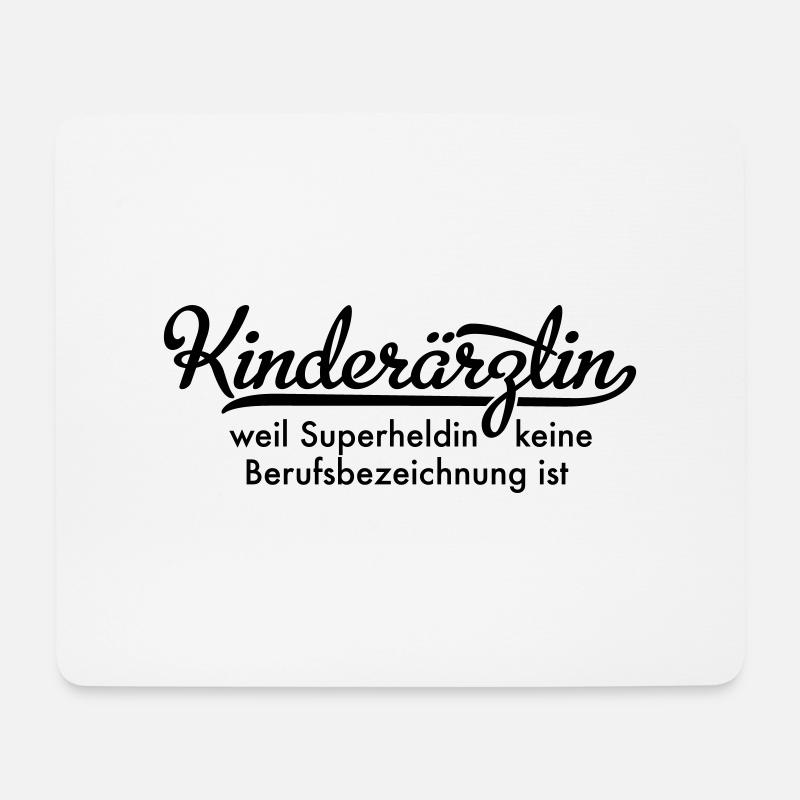 Kinderärztin - Mousepad (Querformat) - Weiß