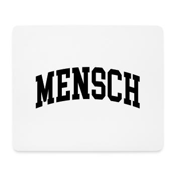 Mensch - Mousepad (Querformat) - Weiß - Vorne