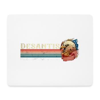 Vintage Distressed Desantis 2024 Wahl - Mousepad (Querformat) - Weiß - Vorne