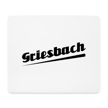 Griesbach - Textdesign mit Stadtnamen - Mousepad (Querformat) - Weiß - Vorne