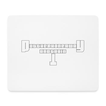 Put the Phone Away And Train - Mouse Pad (horizontal) - white - Front