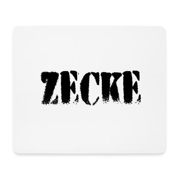 Zecke - Mousepad (Querformat) - Weiß - Vorne