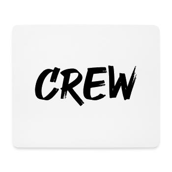 crew - Mousepad (Querformat) - Weiß - Vorne