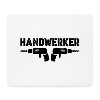 handwerker - Mousepad (Querformat) - Weiß - Vorne