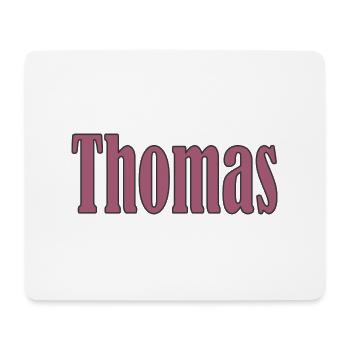 Thomas - Mousepad (Querformat) - Weiß - Vorne