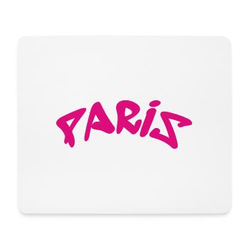 Paris - France - France - Tour Eiffel - Tapis de souris (format paysage) - blanc - Devant