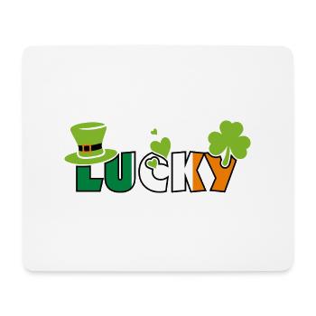 Lucky. Design to the Patrick's day - Mouse Pad (horizontal) - white - Front