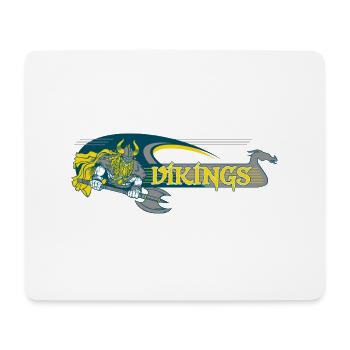 Wikinger - Mousepad (Querformat) - Weiß - Vorne