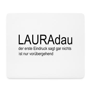 Top moderner T-Shirt Design Must have 2024 - Mousepad (Querformat) - Weiß - Vorne