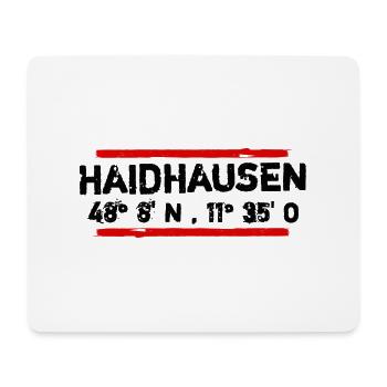 Coordonne Haidhausen à Munich dans un style vintage - Tapis de souris (format paysage) - blanc - Devant