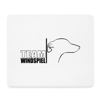TEAM Greyhound Dogs Dog Greyhounds Wilsigns - Mouse Pad (horizontal) - white - Front