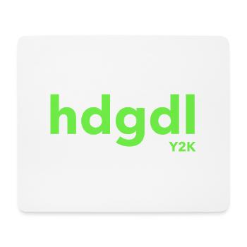 hdgdl Y2K grün - Mousepad (Querformat) - Weiß - Vorne