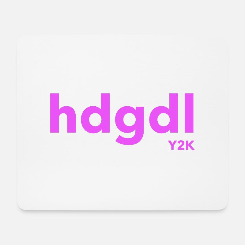 hdgdl hab dich gaz doll lieb magenta Jahr2000 - Mousepad (Querformat) - Weiß