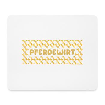 Gift for Horse Keeper - Mouse Pad (horizontal) - white - Front