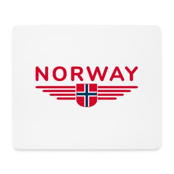 I Love Norway Design T-Shirt Outfit - Mouse Pad (horizontal) - white - Front