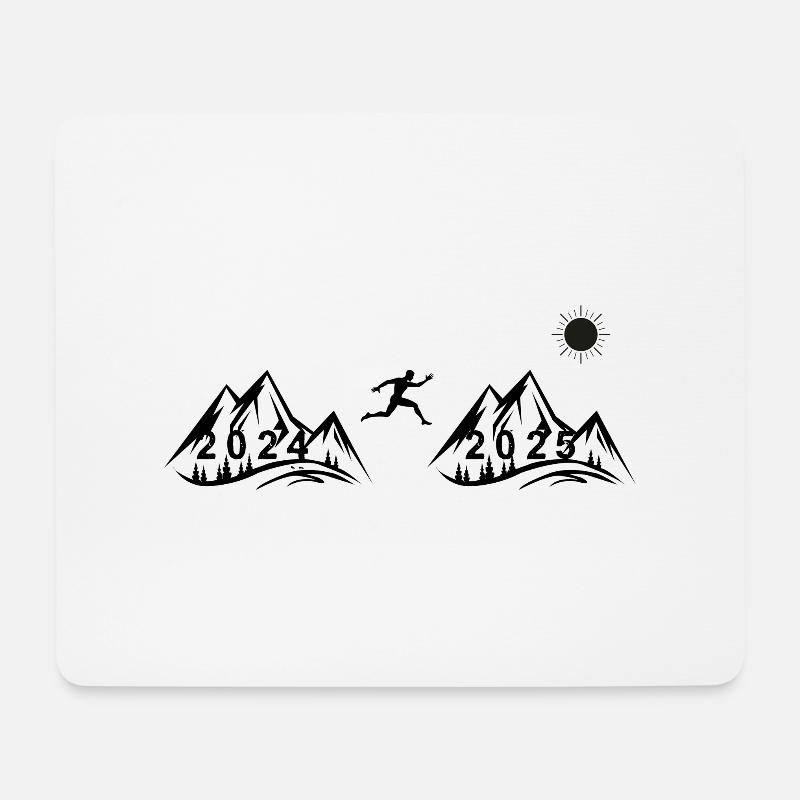 Schwung für morgen - Mousepad (Querformat) - Weiß