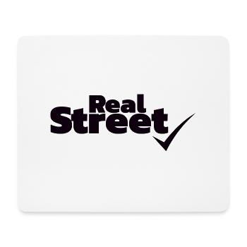 Real Street - Mousepad (Querformat) - Weiß - Vorne