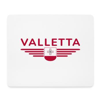 Valletta T-Shirt – Malta Fans Design - Mousepad (Querformat) - Weiß - Vorne
