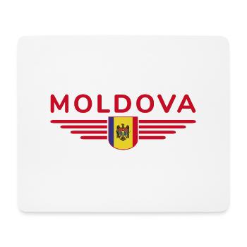 Moldau T-Shirt – Stolz auf Moldawien - Mousepad (Querformat) - Weiß - Vorne