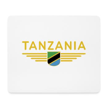 Tanzania T-Shirt for Real Fans - Mouse Pad (horizontal) - white - Front