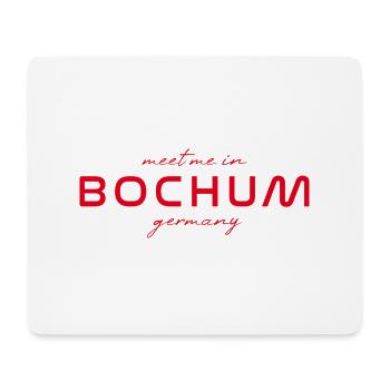 T-shirt Bochum – Parfait pour les fans et les amoureux - Tapis de souris (format paysage) - blanc - Devant