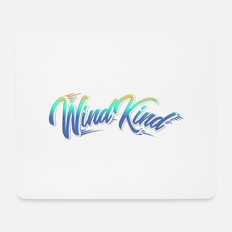 WindKind - Mousepad (Querformat) - Weiß